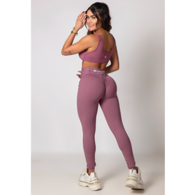 Gym Summer Old Rose with Silk legging 4