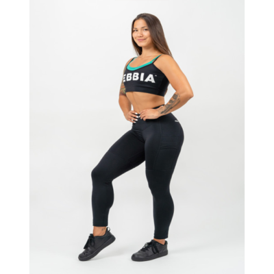 HIGH WAISTED LEGGINGS LEG DAY GOALS BLACK 2