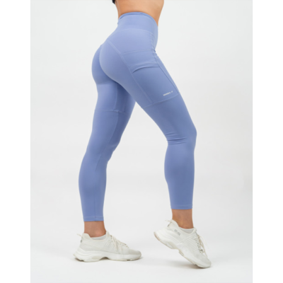 HIGH WAISTED LEGGINGS LEG DAY GOALS LIGHT PURPLE
