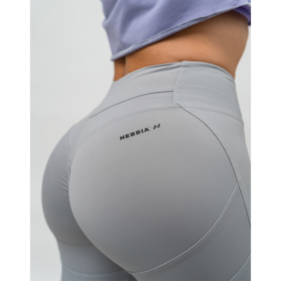HIGH WAISTED SHAPING LEGGINGS GLUTE PUMP GREY 2