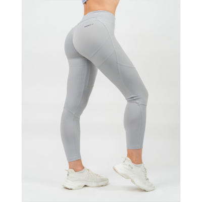 HIGH WAISTED SHAPING LEGGINGS GLUTE PUMP GREY