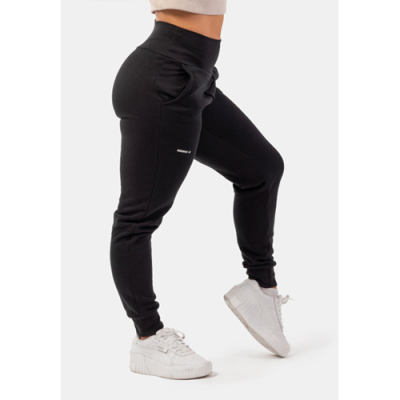 High-Waist Loose Fit Sweatpants Feeling Good BLACK 1