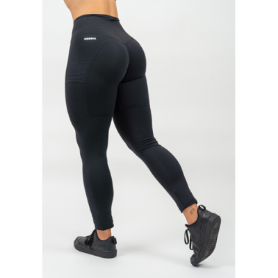 High Waisted Leggings LEG DAY GOALS BLACK 2