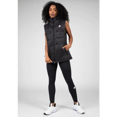 LUCIA PUFFER VEST BLACK 3