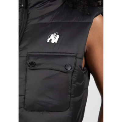 LUCIA PUFFER VEST BLACK 4