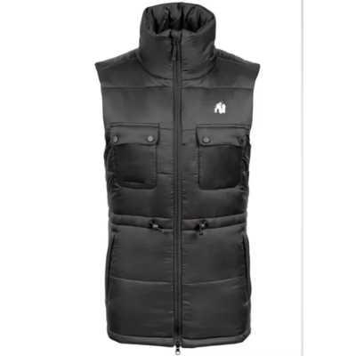 LUCIA PUFFER VEST BLACK 7