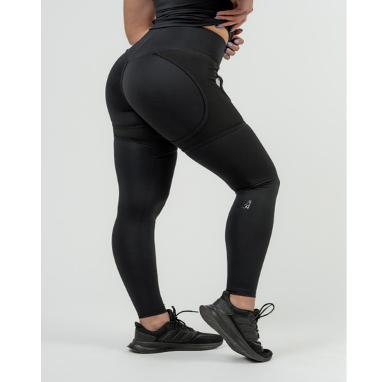 NEBBIA WOMEN'S HIGH WAIST LEGGINGS INTENSE MESH BLACK 1
