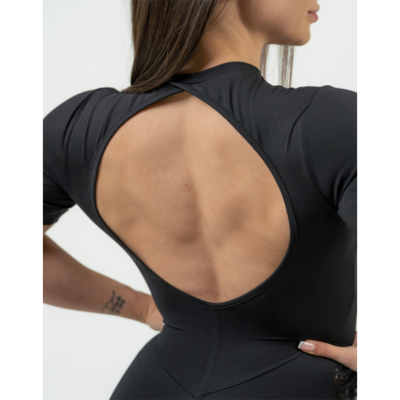 NEBBIA WOMEN'S WORKOUT JUMPSUIT INTENSE FOCUS BLACK 3