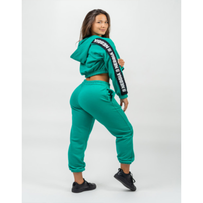 OVERSIZED JOGGERS WITH POCKETS GYM TIME GREEN 3