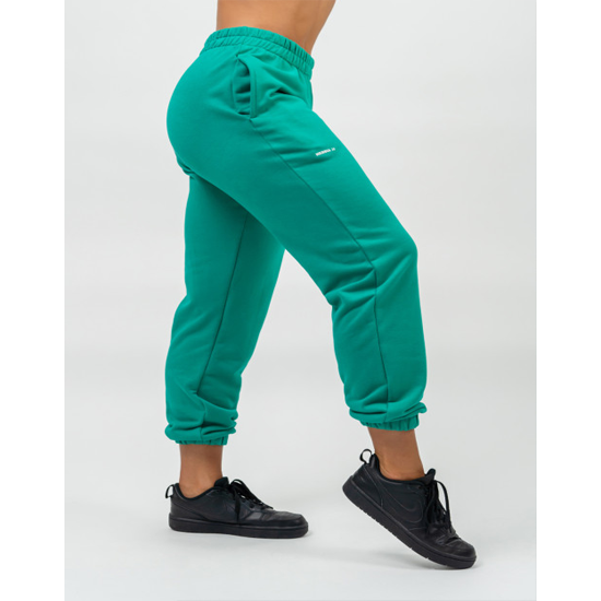 OVERSIZED JOGGERS WITH POCKETS GYM TIME GREEN