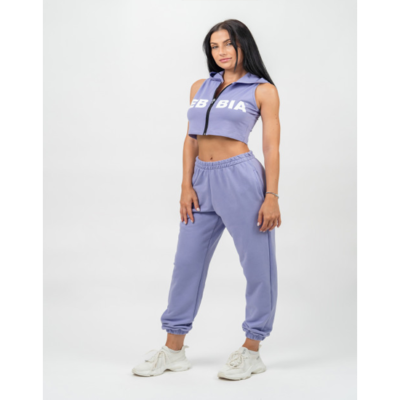 OVERSIZED JOGGERS WITH POCKETS GYM TIME L.PURPLE 4