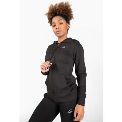 Pixley Zipped Hoodie - Black 4