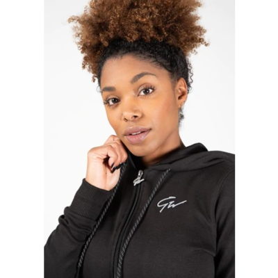 Pixley Zipped Hoodie - Black 5