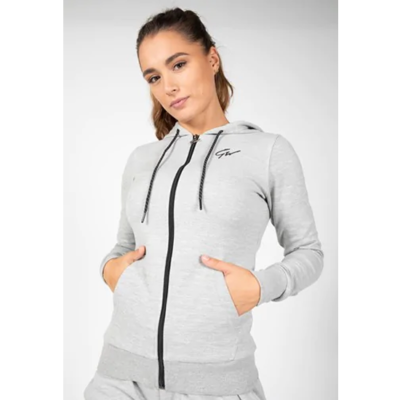 Pixley Zipped Hoodie - Gray 4
