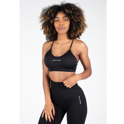 Quincy Seamless Sports Bra - Black 1