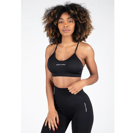 Quincy Seamless Sports Bra - Black 1