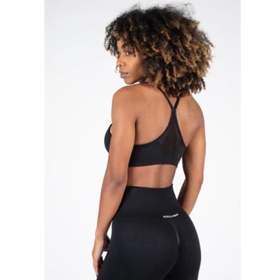 Quincy Seamless Sports Bra - Black 2