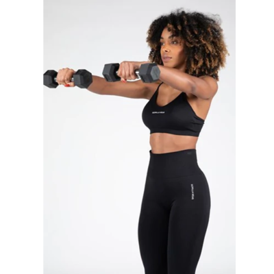 Quincy Seamless Sports Bra - Black 4