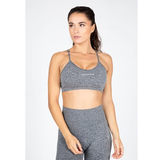 Quincy Seamless Sports Bra - Gray Melange 1