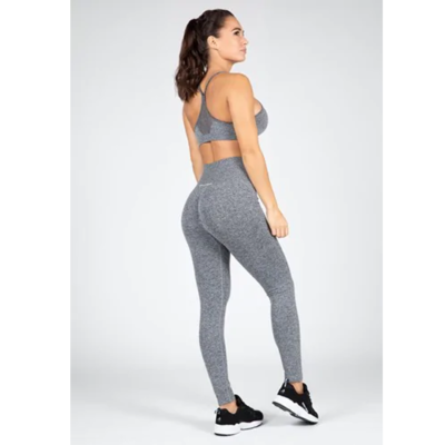 Quincy Seamless Sports Bra - Gray Melange 2