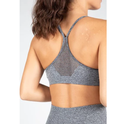 Quincy Seamless Sports Bra - Gray Melange 4