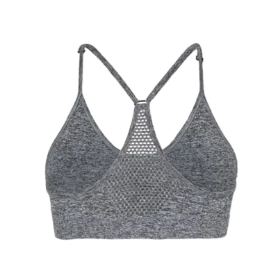 Quincy Seamless Sports Bra - Gray Melange 6