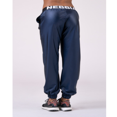 SPORTS DROP CROTCH PANTS BLUE 2