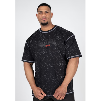 Saginaw Oversized T-Shirt - Washed Black 1