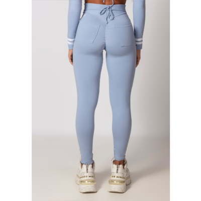 Sky Blue Activewear Leggings 5
