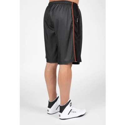Wallace Mesh Shorts - Gray Orange 2