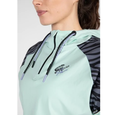 Zion Cropped Hoodie - Green 4