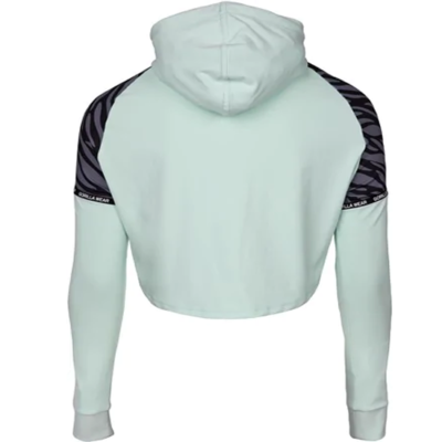 Zion Cropped Hoodie - Green 7