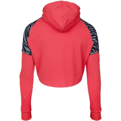Zion Cropped Hoodie - Red 6