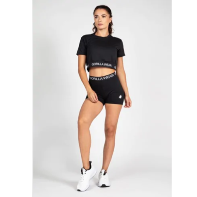COLBY CROPPED T-SHIRT BLACK 3