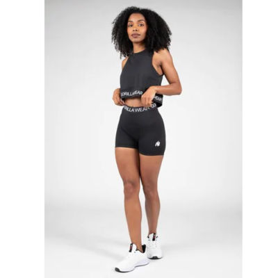 COLBY CROPPED TANK TOP BLACK 3