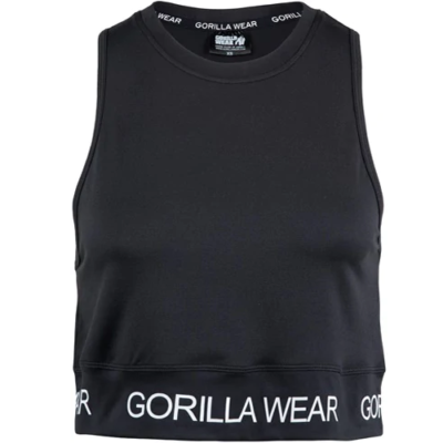 COLBY CROPPED TANK TOP BLACK 6