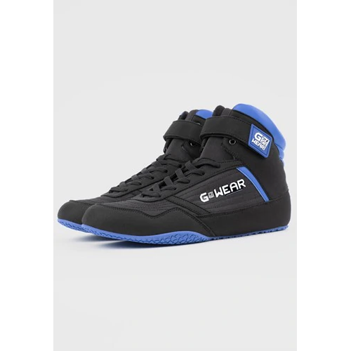 Gwear Classic High Tops - Black Blue 2 Gwear Classic High Tops - Black Blue 2