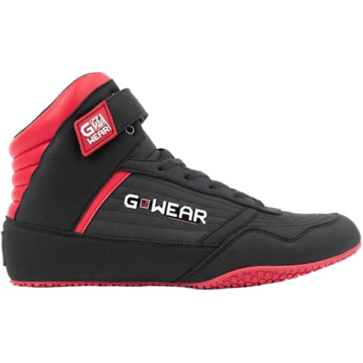 Gwear Classic High Tops - Black Red 1 Gwear Classic High Tops - Black Red 1