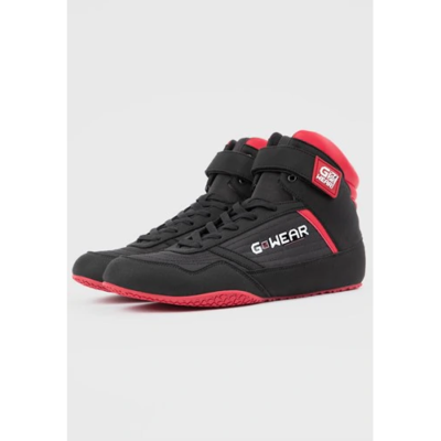 Gwear Classic High Tops - Black Red 2 Gwear Classic High Tops - Black Red 2