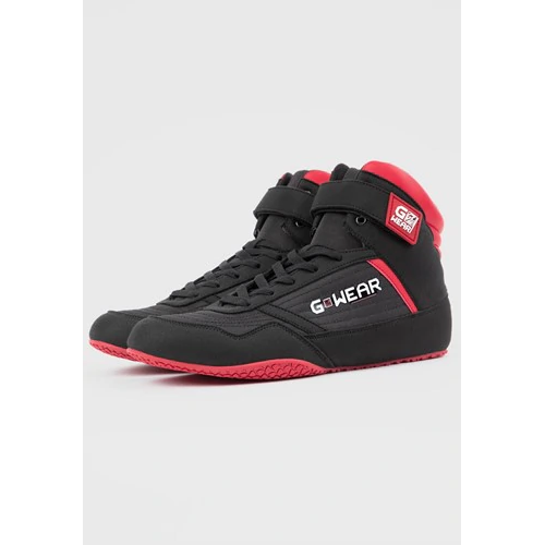 Gwear Classic High Tops - Black Red 2 Gwear Classic High Tops - Black Red 2