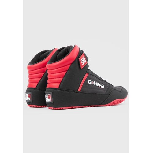 Gwear Classic High Tops - Black Red 3 Gwear Classic High Tops - Black Red 3