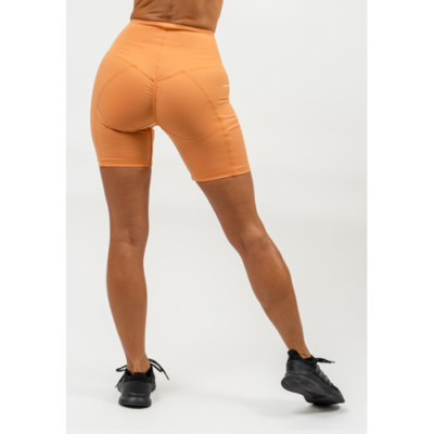 HIGH WAISTED BIKER SHORTS ELITE ORANGE 3