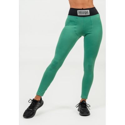 HIGH WAISTED DESIGNER LEGGINGS SIGNATURE GREEN 1