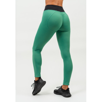 HIGH WAISTED DESIGNER LEGGINGS SIGNATURE GREEN 2