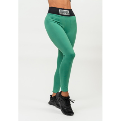 HIGH WAISTED DESIGNER LEGGINGS SIGNATURE GREEN 6