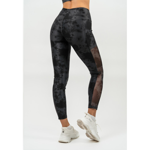 HIGH WAISTED MESH LEGGINGS IMPACT BLACK 1