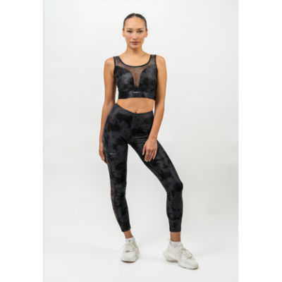 HIGH WAISTED MESH LEGGINGS IMPACT BLACK 3