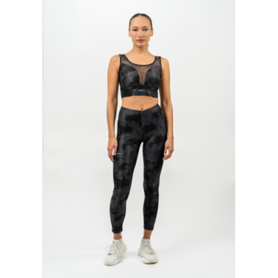 HIGH WAISTED MESH LEGGINGS IMPACT BLACK 4