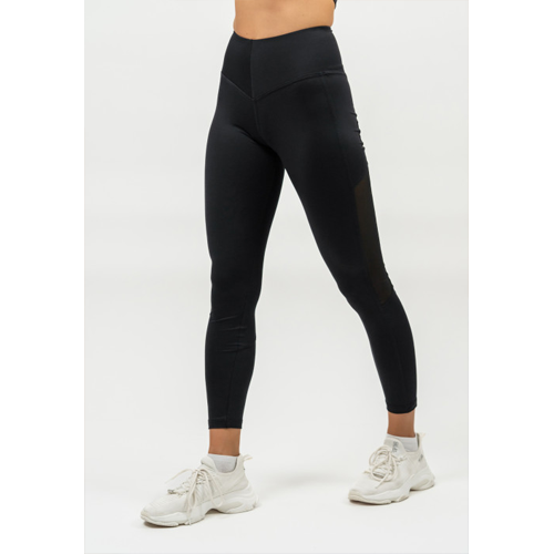 HIGH WAISTED MESH LEGGINGS PERFORMANCE BLACK 1