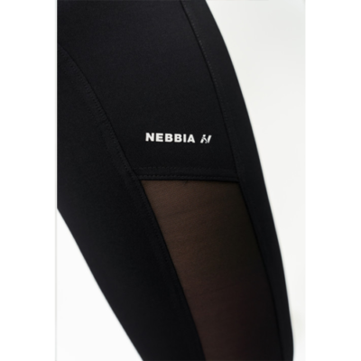 HIGH WAISTED MESH LEGGINGS PERFORMANCE BLACK 5